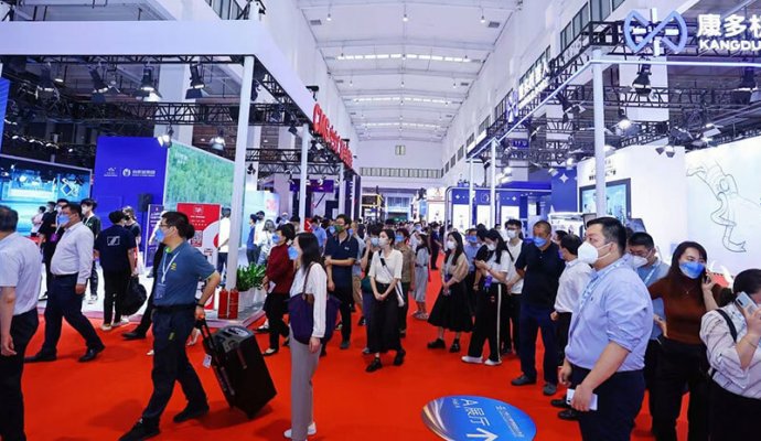 無線充電賦能機器人，2023世界機器人博覽會