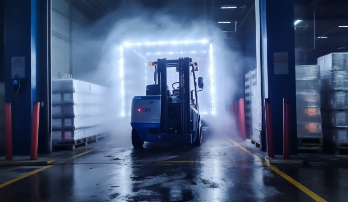 冷鏈物流革新：無人叉車搭配無線充電技術(shù)