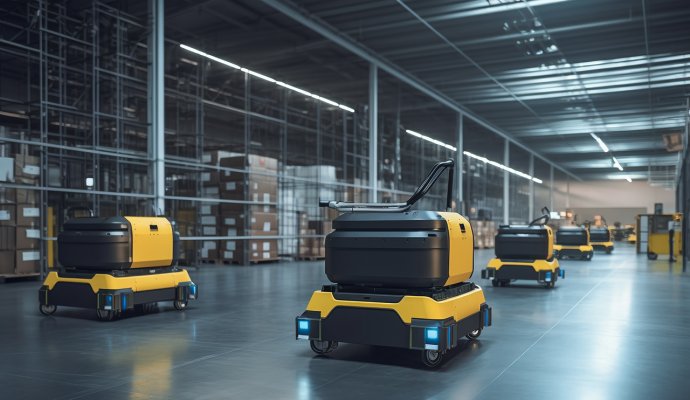 冷鏈冷庫物流中AGV機(jī)器人無線充電的應(yīng)用方案來了!