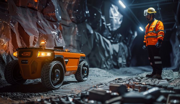 魯渝能源礦用罐籠無線充電設(shè)備,助力智慧礦山更安全高效