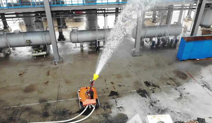 消防機器人-高度智能化的救援設備（無線充電）