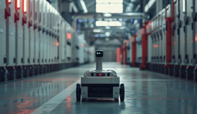 魯渝能源巡檢機器人無線充電方案(無線充電)